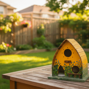 Nido artesanal grande para aves