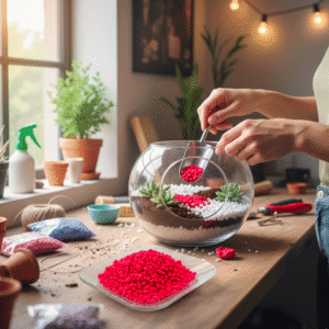 Piedra Multicolor para decoración de jardines,terrarios