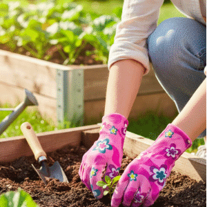 Guante de jardinería para mujer