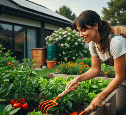 Conjunto de herramientas  con mango de madera Tramontina