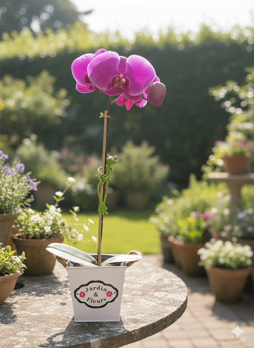 Soporte flexible en forma de rana