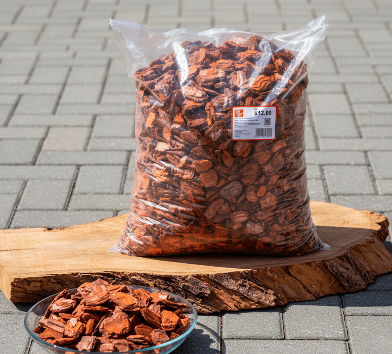 Mulch o sustrato de pino